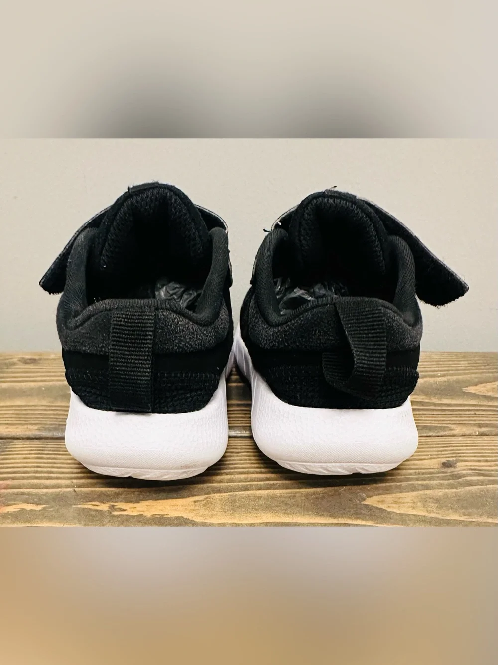 Nike Free RN 2021 TD Shoes 'Black Dark Smoke Grey' CZ3997-001 Size 6C